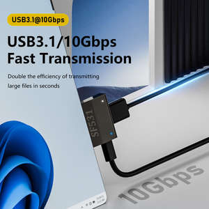 Adaptador Hub 2 en 1 USB Tipo C a USB A para Transferencia de Datos y Carga Rápida PD para Surface Pro, Adaptador USB-C para Surface Book - Product Image 3