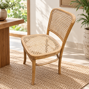 La chaise en teck offre une durabilité fiable, une élégance naturelle et un confort optimal pour les salles à manger, les patios, les cafés et les complexes hôteliers. - Product Image 1