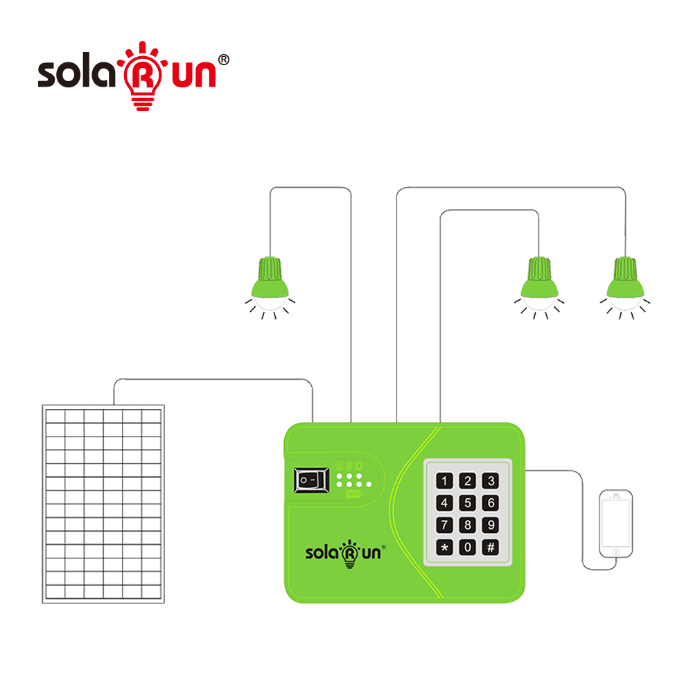 PAYG Solar Home System for Lighting and Phone Charging Paygo Solar Energy Systems Pay As You Go