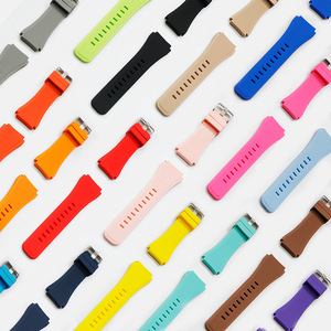 Apto para cualquier marca. Pulsera de silicona de alta calidad para uso impermeable, informal y suave. Pulsera de tela de 22 mm. - Product Image 1