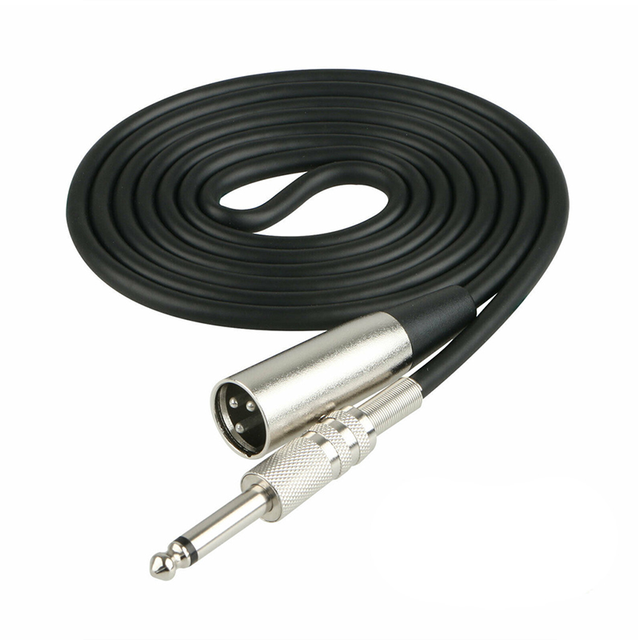 Factory Custom 6.35mm Jack 1/4 Inch TS Male to XLR 3Pin Female Audio Adapter Cable for Mic Sound Console