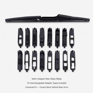 Lame d'essuie-glace arrière multifonctionnelle 9-16 pouces universelle pour voiture, SUV, camion, <span class=keywords><strong>pare</strong></span>-<span class=keywords><strong>brise</strong></span> arrière, essuie-glace en caoutchouc auto - Product Image 1