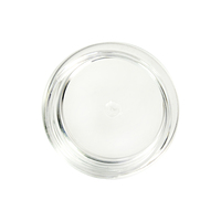 Pots de maquillage cosmétiques vides en plastique 3g/5g avec logo personnalisé échantillon transparent rechargeable pots de fard à paupières crème baume à lèvres