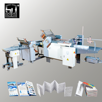 Ligne de production de machines plieuses automatiques médicales de haute précision industrielles pour inserts d'emballage à 12+ plis accordéon A3/A4/A5