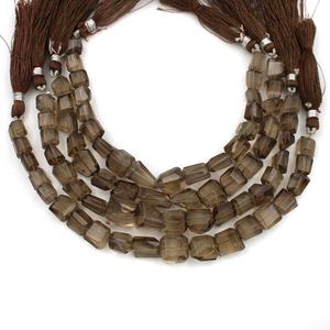 Faceted Smoky Quartz Nugget <b>Beads</b> Natural Gemstone <b>Loose</b> <b>Beads</b> 7x8mm To 10x12mm - Product Image 3