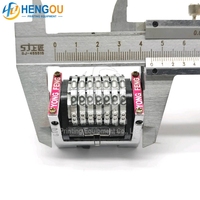 Nouvelle machine à numéroter à 7 chiffres 22.3 horizontale inversée 098765... Machine d'impression offset à rebond automatique Pièces détachées pour