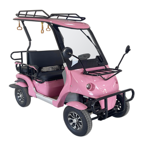 Vehículo sin permiso Q8 con cabina abierta de asientos uno al lado del otro, volante, 4WD, freno de disco, 4 plazas, mini carrito de golf de nueva energía para ocio y resort - Product Image 2