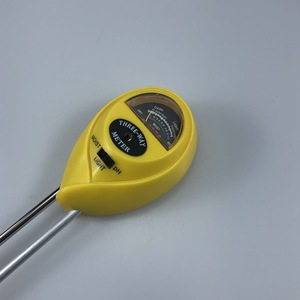 Haonan Office Supplies Store Three Way Soil Tester Moisture Ph Light Meter Round Yellow Double Needle - Product Image 4