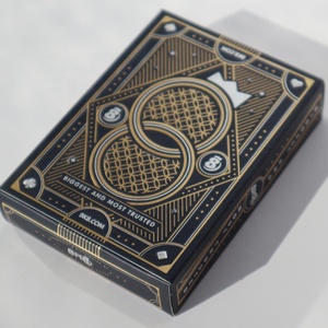 Cả Hai Bên Tùy Chỉnh In Tiêu Chuẩn Poker Kích Thước Thẻ Chơi Thẻ Với Tùy Chỉnh Foiled Tuck Trường Hợp - Product Image 1