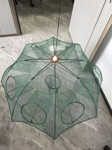 2025 <strong>Folded</strong> Umbrella Nylon Trap <strong>Net</strong> 8 Holes Fishing <strong>Nets</strong> for Shrimp and Crab - Product Image 6