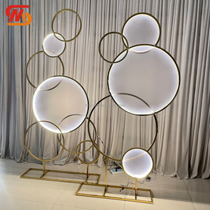 SMOOTH Factory Custom Wedding Party Stage Background Decoration LED Light Atmosphere Ornaments <b>Backdrop</b> - Product Image 3