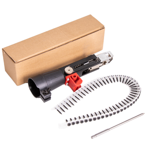 Оптовая продажа, промышленный батарейный пистолет для ногтей, нержавеющая сталь, бесщеточный двигатель, 2000 мАч, высокая емкость, автоматическая отвертка - Product Image 5