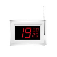 Système d'Appel Numérique Sans Fil Ihomepager CR23A à Haute Luminosité pour Restaurants, Cafés, Hôtels, Cliniques, Hôpitaux, Maisons de Retraite - Trois Ensembles, Portée 500m