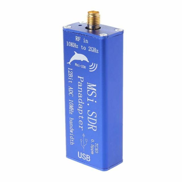 PACKBOXPRICE New Broadband Software MSI.SDR 10kHz to 2GHz Panadapter SDR Receiver 12-bit ADC