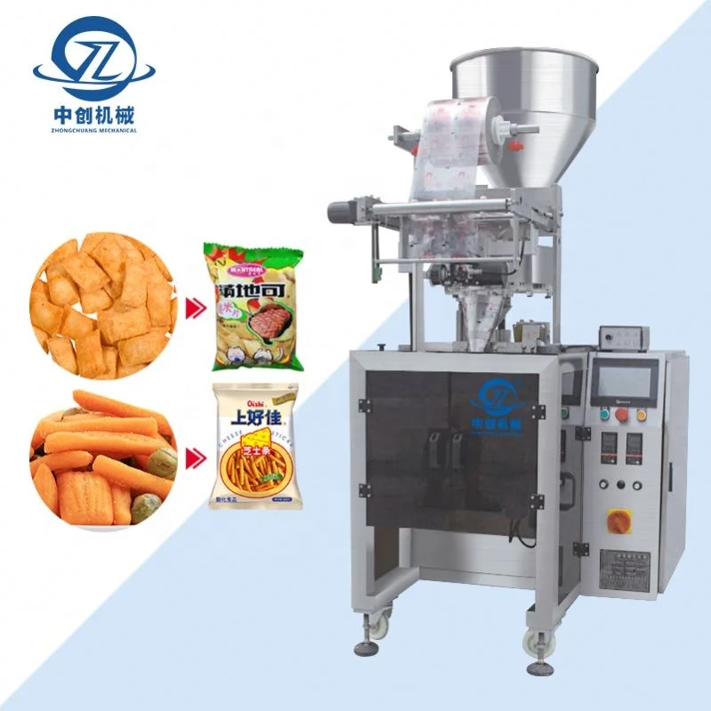 Pea Packaging Vacuum Potato Chips Multifunction Crisps Biscuit Food Bean Onion Candy Jar Vertical Price Sachet Packing Machine