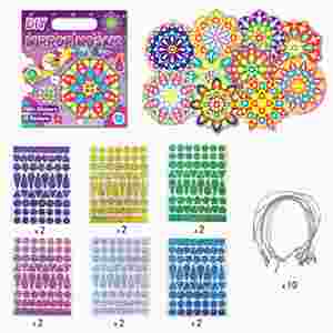 Etiquetas y Marcapáginas DIY para Manualidades de Cumpleaños, Recompensas Familiares y Escolares, Adhesivos Láser de Mosaico para Niños Pequeños - Product Image 4