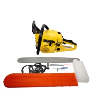 Tronçonneuse à essence de qualité industrielle avec guide-chaîne de 20 pouces, moteur sans balais, moteur de 52 cm³, 2000 W, conception portable et maniable
