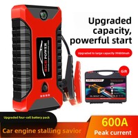 Dernier modèle de démarreur de secours portable 12V pour véhicules, avec fonction d'éclairage et alimentation d'urgence pour voitures