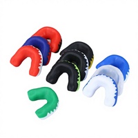 Protège-dents professionnel en EVA réglable à double anneau pour la boxe, le Muay Thai, le rugby, le MMA – Combo universel personnalisable
