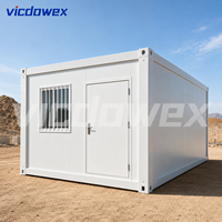 VICDOWEX Maison conteneur à ossature acier en kit pour bureau, entrepôt et logement de chantier