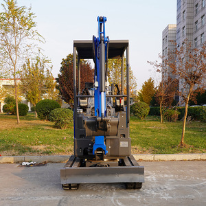 Mini-excavatrice sur chenilles bleue de 16 tonnes, équipement de terrassement pour chantier de construction - Product Image 2