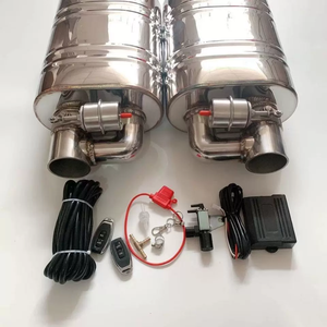 Système d'échappement de voiture en acier inoxydable de haute qualité avec silencieux à valve à vide simple de 3'' (76 mm) et commande à distance Valvetronic - Product Image 4