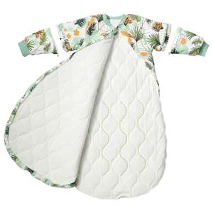 Baby Cotton Winter <b>Wearable</b> <b>Blanket</b> Removable Long Sleeves Baby Sleep Sack - Product Image 4
