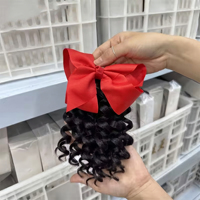 Extensions de Queue de Cheval Synthétiques Fujia pour Petites Filles en Fibre Haute Température, Bouclées Ondulées, Durables, Anti-Nœuds, Pré-Bondées Style I-Tip