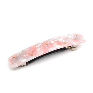 Barrette pour cheveux rectangle en plastique, pour filles, colorée, en acrylique, avec paillettes, strass, accessoire de coiffure, vente en gros, 1 pièce - Product Image 6