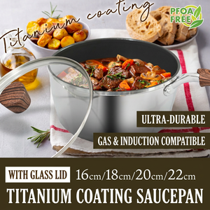 Sale Excellent Thermal Conductivity Double-Handle <b>Soup</b> Stock <b>Pots</b> Camping Cookware Set Titanium - Product Image 4
