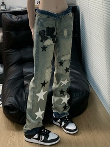 กางเกงยีนส์ผู้ชายใส่เข้าขอบระหว่างขอบกางเกงยีนส์ทรงสลิมฟิต - Product Image 3