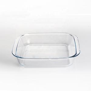 Vente en gros de verrerie <span class=keywords><strong>assiette</strong></span> de cuisson de forme carrée <span class=keywords><strong>assiette</strong></span> de verrerie en borosilicate plaque de verrerie pour four à micro-ondes plaque de cuisson sûre - Product Image 2