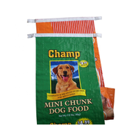 Sacs d'alimentation pour animaux de compagnie en PP tissé, 25 kg et 50 kg, vente directe d'usine chinoise
