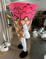 Costume de Mascotte Publicitaire Personnalisé de Haute Qualité pour Crème Glacée et Jus de Fruits – Location de Costumes de Mascotte Crème Glacée