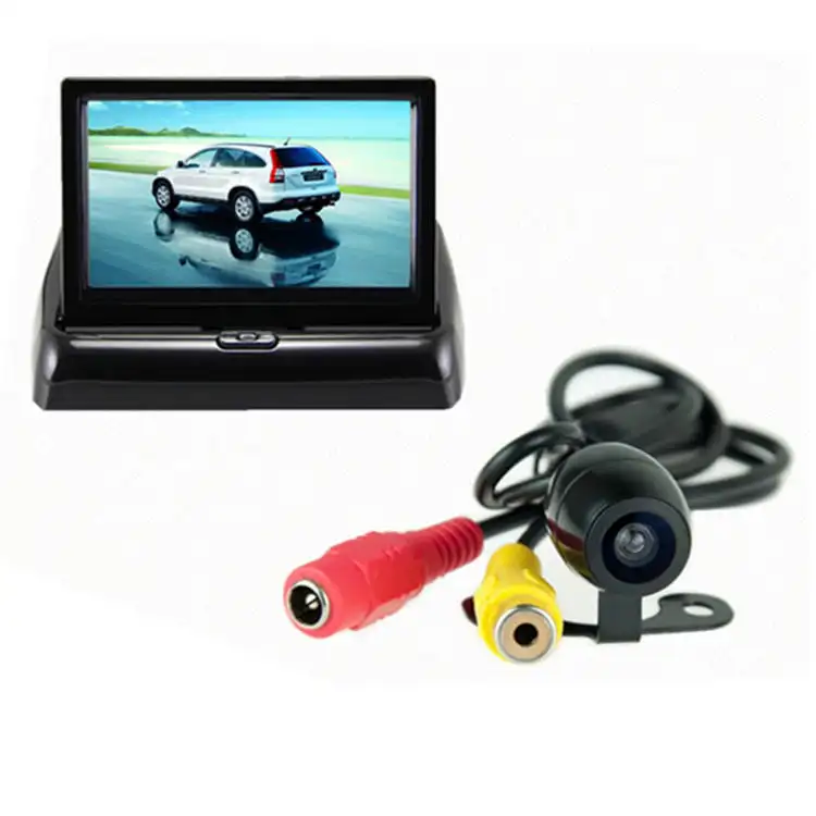 Best Quality Rear 5 Inch 2AV Input TFT LCD Display Full HD display 5" Industrial car reversing aid with camera