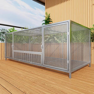 Büyük boy Metal örgü güvercin Coop ev kuş kafesi bıldırcın ördek tavşan papağan tavuk Aviary ev için - Product Image 5