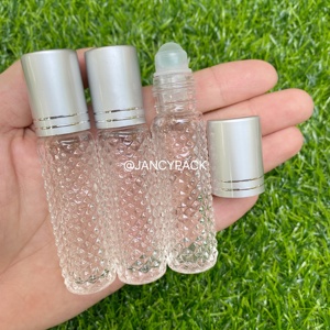 10ml unique empty round lip oil container roll on lip gloss bottle packaging clear custom roller ball tube lipgloss tube