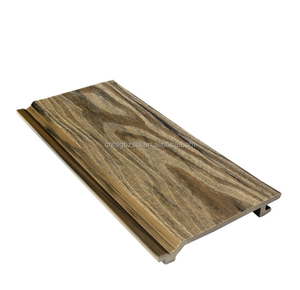 Panel de Pared WPC Moderno, Ecológico, Libre de Mantenimiento, Impermeable, Ignífugo, Revestimiento Exterior, Estilo Europeo para el Hogar - Product Image 3