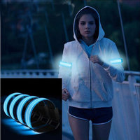 Gelang LED Baru Grosir, Lampu Reflektor USB, Gelang LED Menyala, Gelang Tangan LED untuk Anak-Anak dan Dewasa dengan Baterai