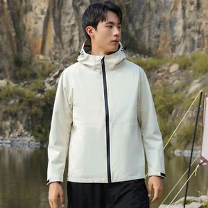 Design Spring and Autumn Lightweight Hooded Outdoor <b>Jackets</b> Men Custom Logo Men Waterproof Windproof Breathable Outdoor <b>Jacket</b> - Product Image 4