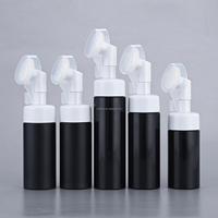 Bouteilles à pompe pour lotion en PET de 100 ml, 150 ml, 200 ml, contenants cosmétiques blancs avec applicateur à brosse, bouteille en plastique pour mousse, bouteille pour mousse