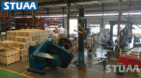 Poste de travail de soudage robotique pour bloc moteur de turbine éolienne | Poste de travail de soudage robotique personnalisé