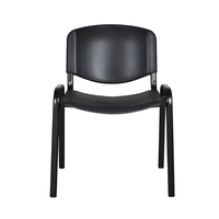 Chaises de conférence pliantes pour étudiants, vente chaude en usine, chaise de bureau à cadre métallique, chaise de formation pour hôpital, chaise de visiteur, chaise de réunion empilable