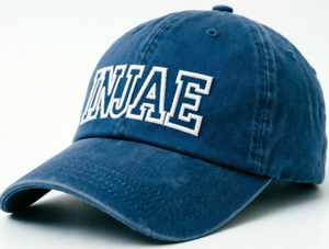 Gorra de Béisbol Azul Bordada, Ajustable con Hebilla Metálica, Gorra Deportiva de Seis Paneles, Gorra de Béisbol para Exteriores, Pesca, Senderismo, Casual - Product Image 2