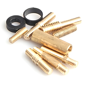 11Pcs Bullet Antenna Brass Aluminum CNC Precision Installation Hardware Kit Universal American Pickup Truck Mounting Adapters - Product Image 3