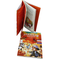 Coffret de livres illustrés personnalisés à couverture souple, papier couché et artistique, reliure parfaite, pour l'apprentissage précoce des enfants