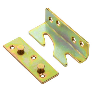 Bed Rail Bracket 3mm Thick Cold Rolled Steel Durable Furniture Connector - Product Image 3