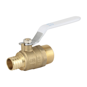 अनुकूलन योग्य cc nsf प्रमाणित pex f1807 x पुरुष थ्रेडेड लीड-मुक्त पीतल गेंद वाल्व 400Wog 1/2 "से 1" - Product Image 2