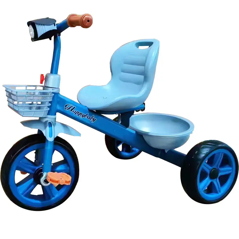 2024 새로운 모델 하이 퀄리티 아이 세발 자전거 OEM 작은 아이 세발 자전거 강철 프레임 아기 유모차 세발 자전거 아이
