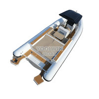 Bateau RHIB de plaisance de 9,6 m à coque en aluminium Orca Hypalon pour les sports nautiques, les excursions et les loisirs